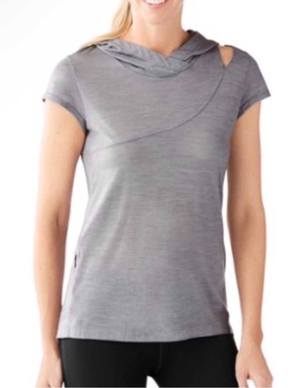 Smartwool Everyday Exploration Hooded Tee | Gray | Large